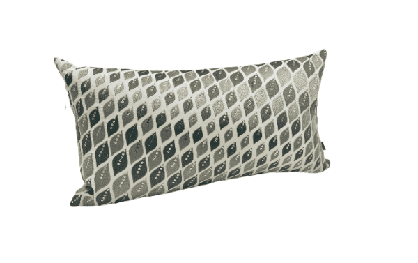 AC266 - Tone on Tone Pattern with Sequins Rectangular Cushion